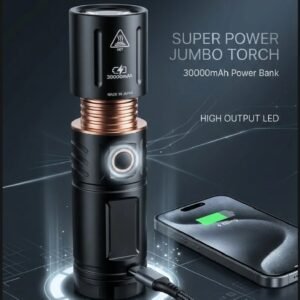 অরিজিনাল 30,000mAh জাপানি টর্চ লাইট (পাওয়ার ব্যাংক সুবিধাসহ)